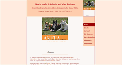 Desktop Screenshot of akita-buch.de