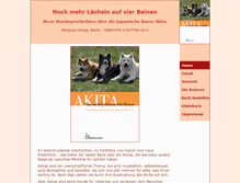 Tablet Screenshot of akita-buch.de